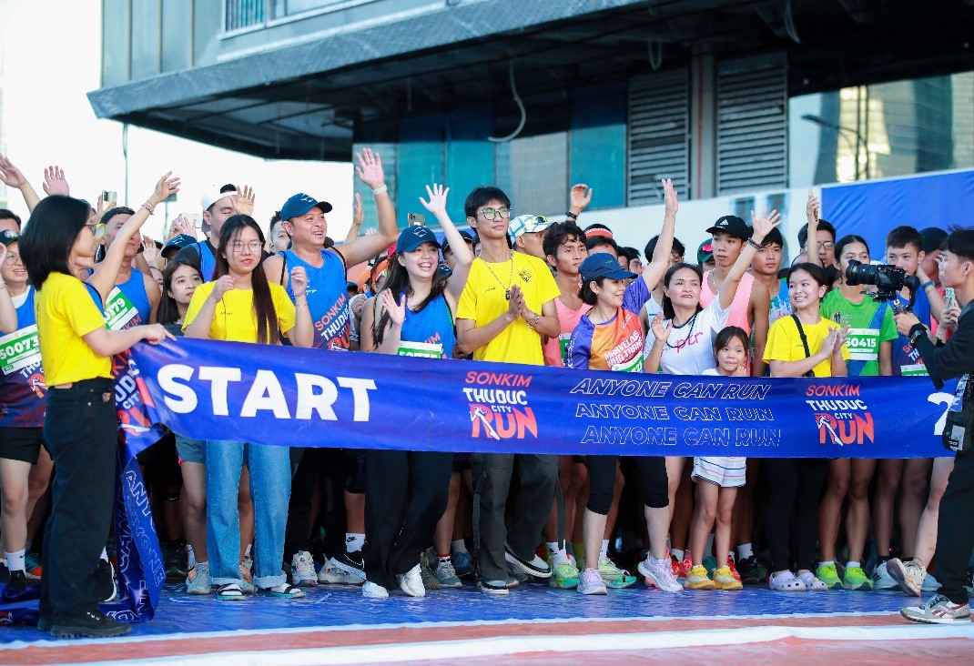 SonKim Land proudly sponsors the largest community running tournament in Thu Duc City